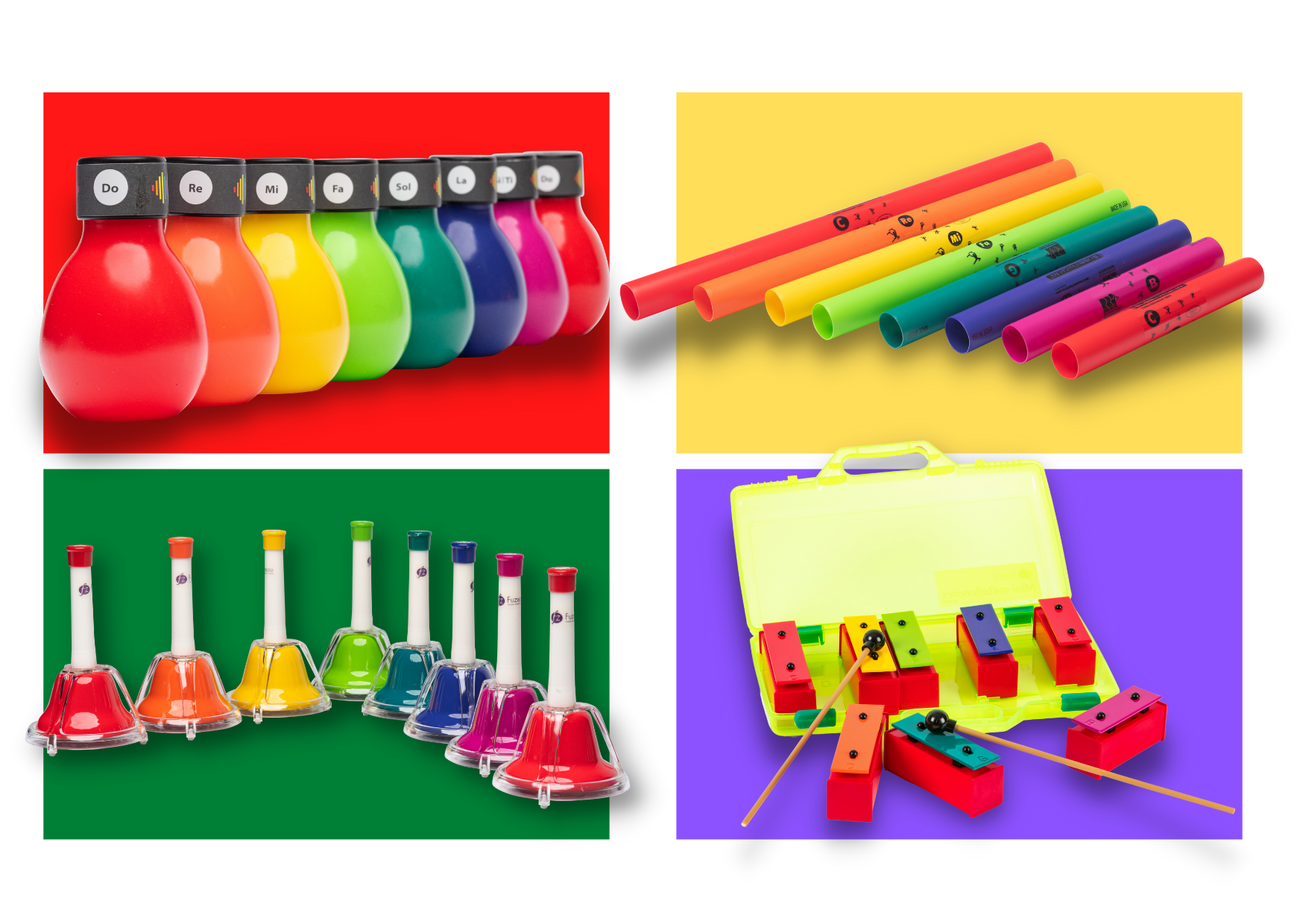 Découvrir les instruments colorés Fuzeau